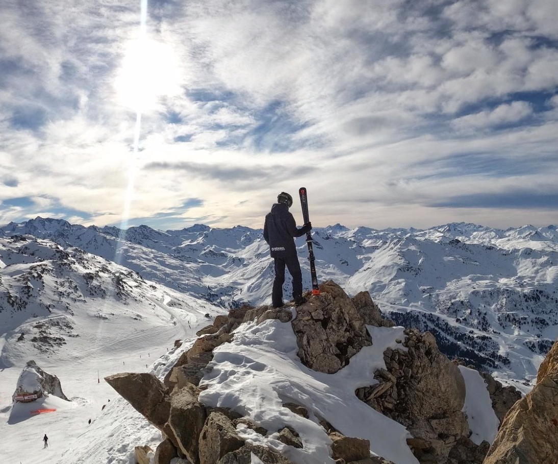 French Alps ski resort