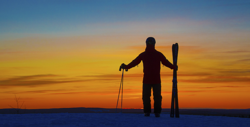 Skiing in Finnish Lapland: The land of Santa Claus