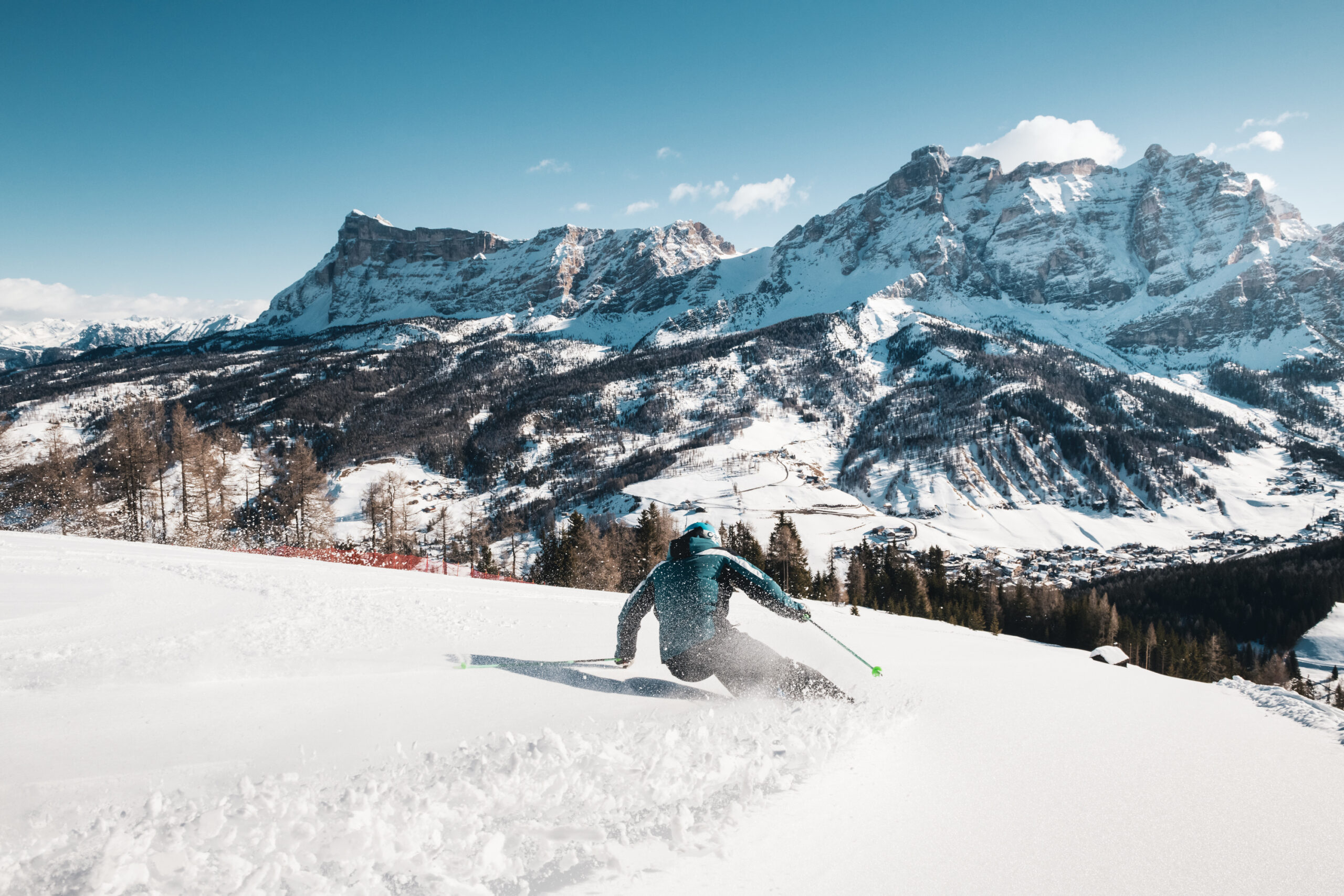 Skiing in the Dolomites