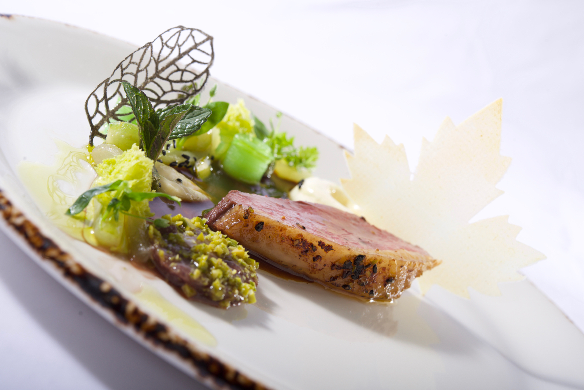 A meal produced for W Verbier's Haute Cuisine